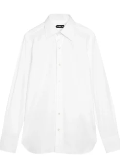Slim-fit cotton shirt