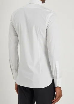 Slim-fit cotton shirt