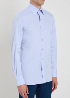 Slim-fit cotton shirt