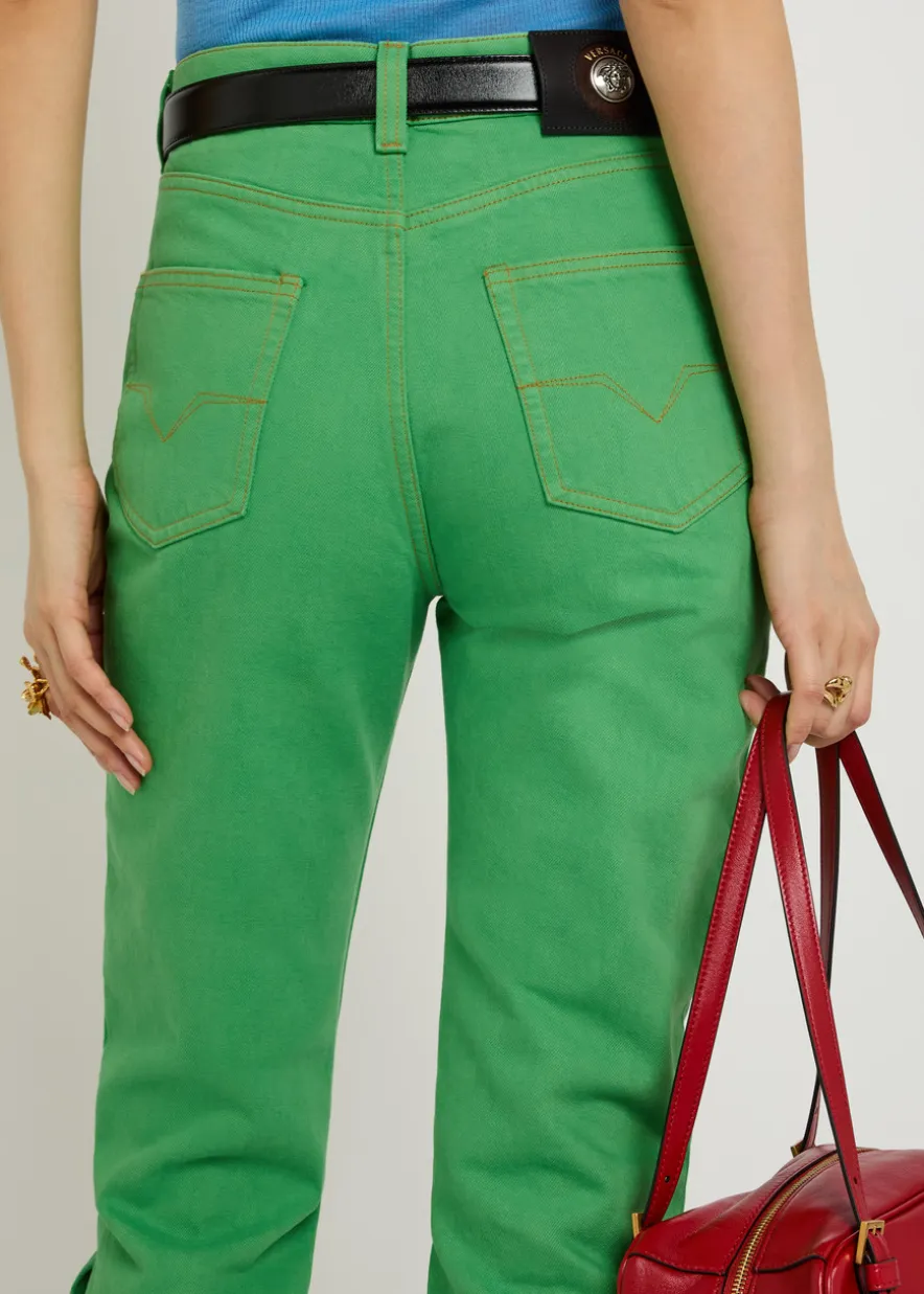 Slim-leg capri jeans