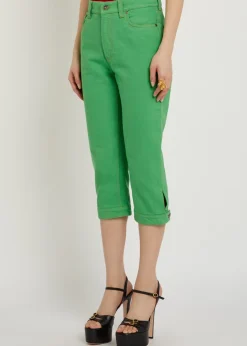 Slim-leg capri jeans