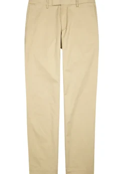 Slim-leg stretch cotton chinos