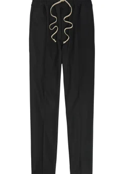 Slim-leg stretch-wool sweatpants