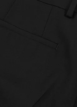 Slim-leg stretch-wool trousers