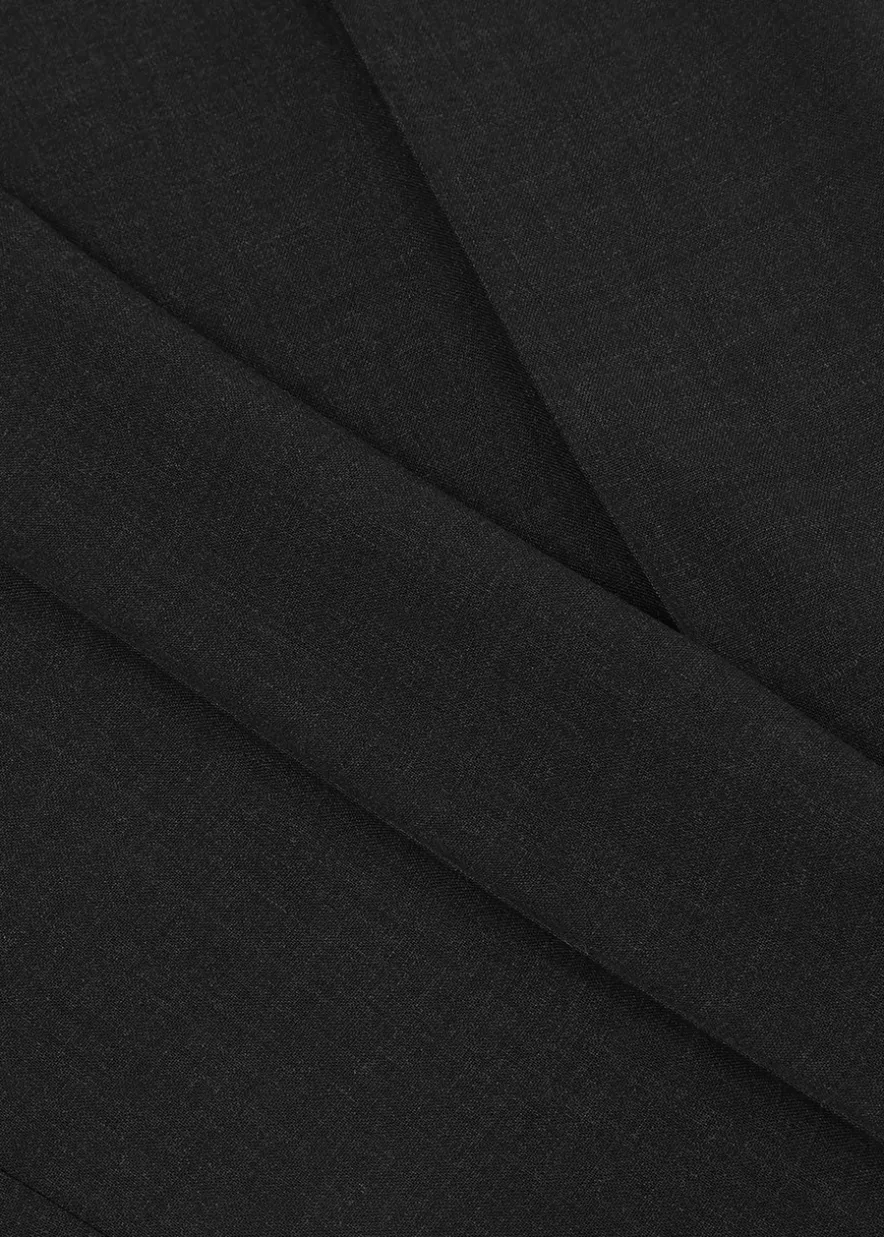 Slim-leg stretch-wool trousers