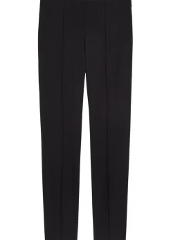 Slim-leg stretch-wool trousers
