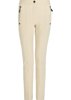 Slim-leg twill ski trousers