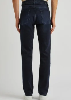 Slimmy Luxe Performance+ dark blue jeans