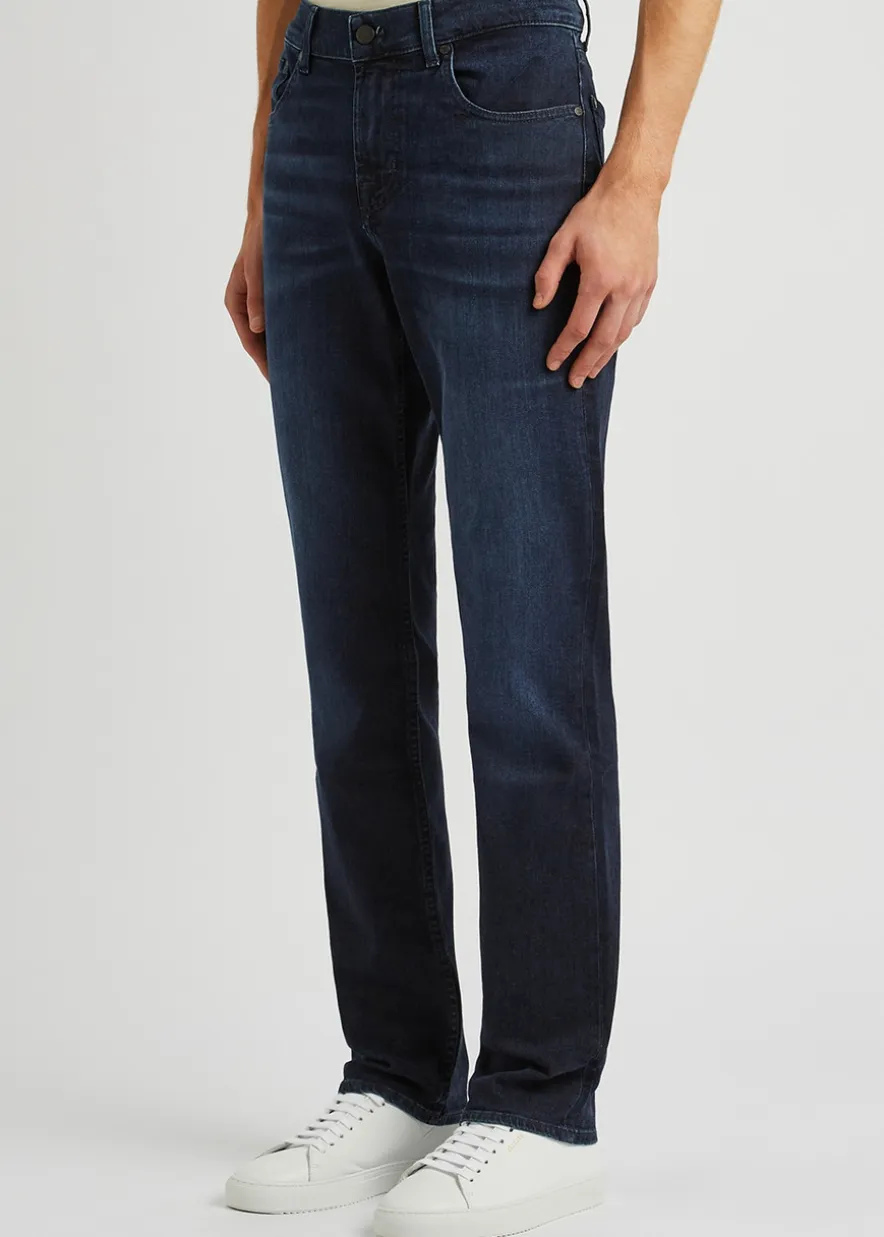 Slimmy Luxe Performance+ dark blue jeans