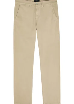 Slimmy tapered-leg cotton-blend chino trousers