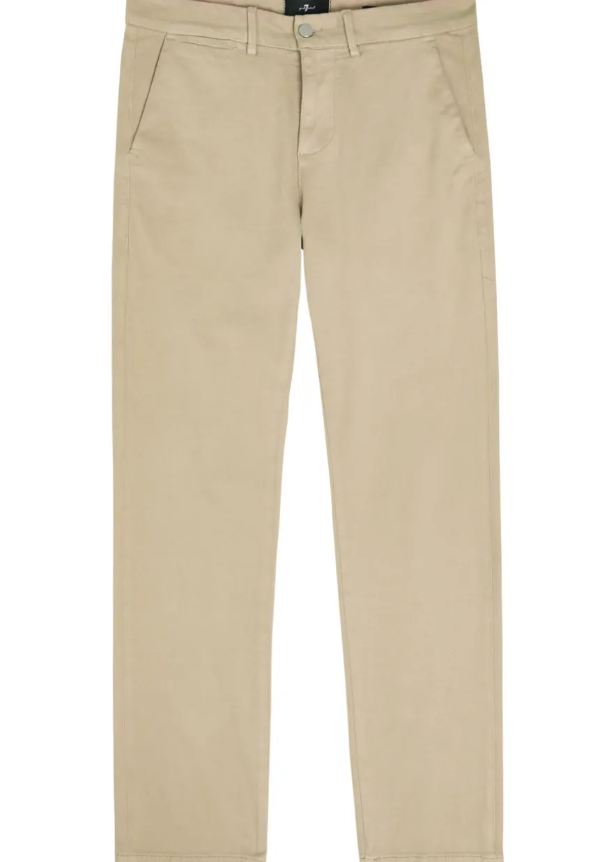 Slimmy tapered-leg cotton-blend chino trousers
