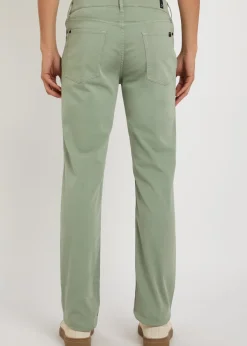 Slimmy tapered-leg stretch-sateen chino trousers