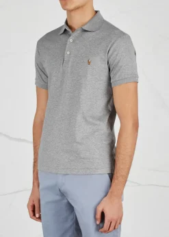 Slim Pima cotton polo shirt