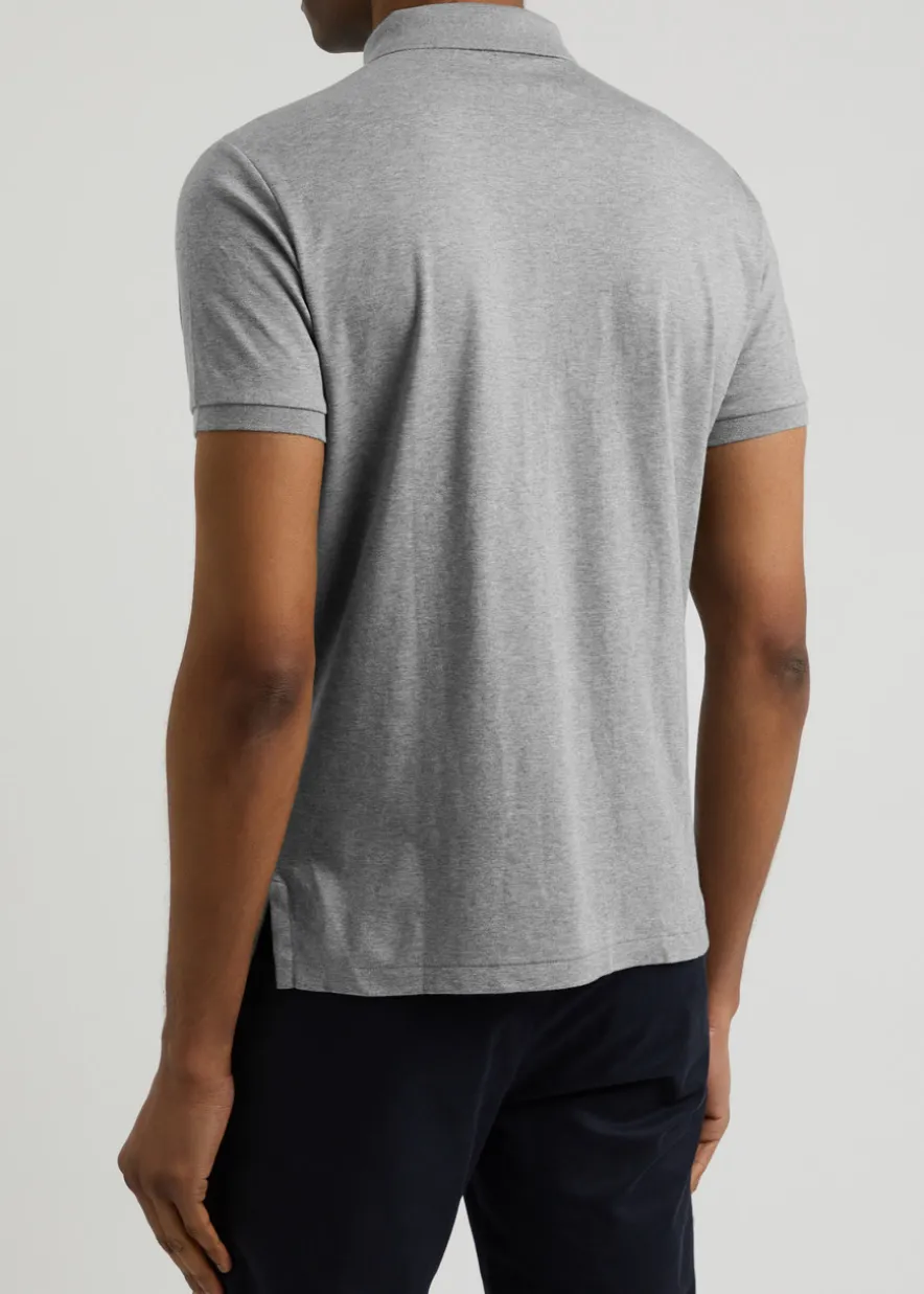 Slim Pima cotton polo shirt