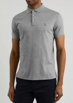 Slim Pima cotton polo shirt