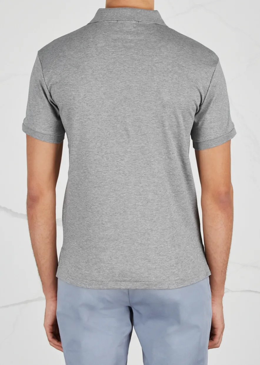 Slim Pima cotton polo shirt
