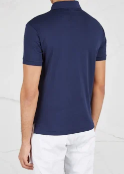 Slim Pima cotton polo shirt