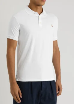 Slim Pima cotton polo shirt