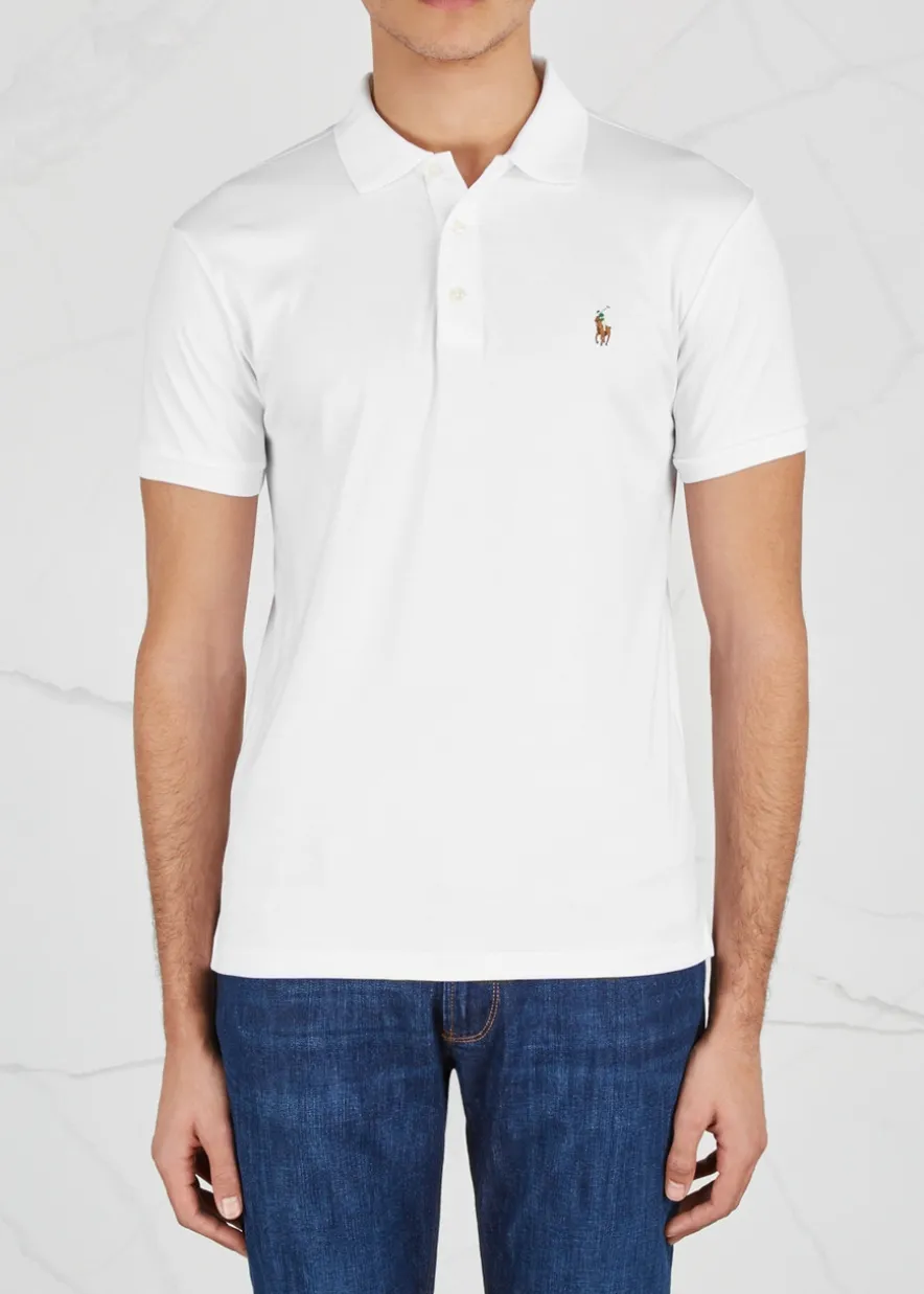 Slim Pima cotton polo shirt