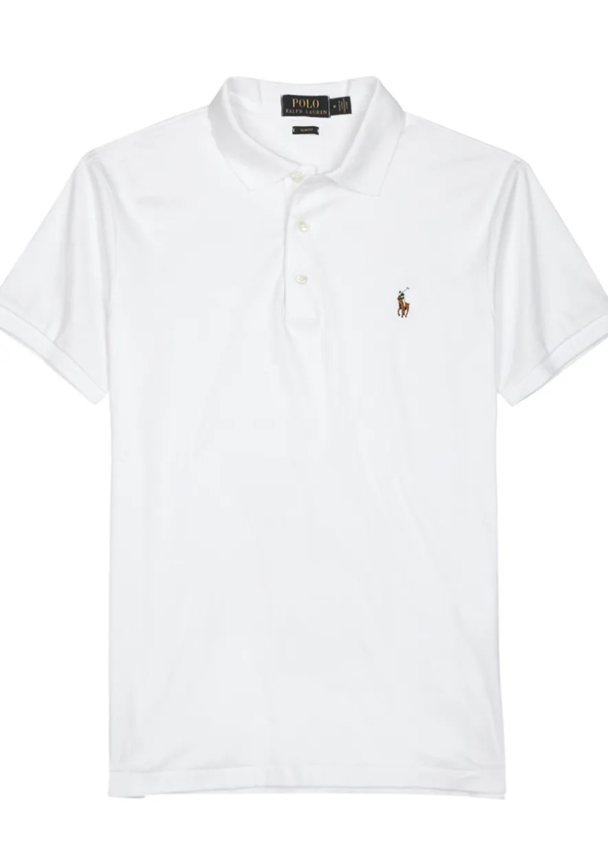 Slim Pima cotton polo shirt