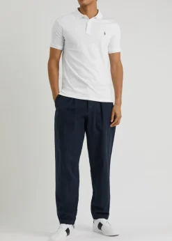 Slim Pima cotton polo shirt