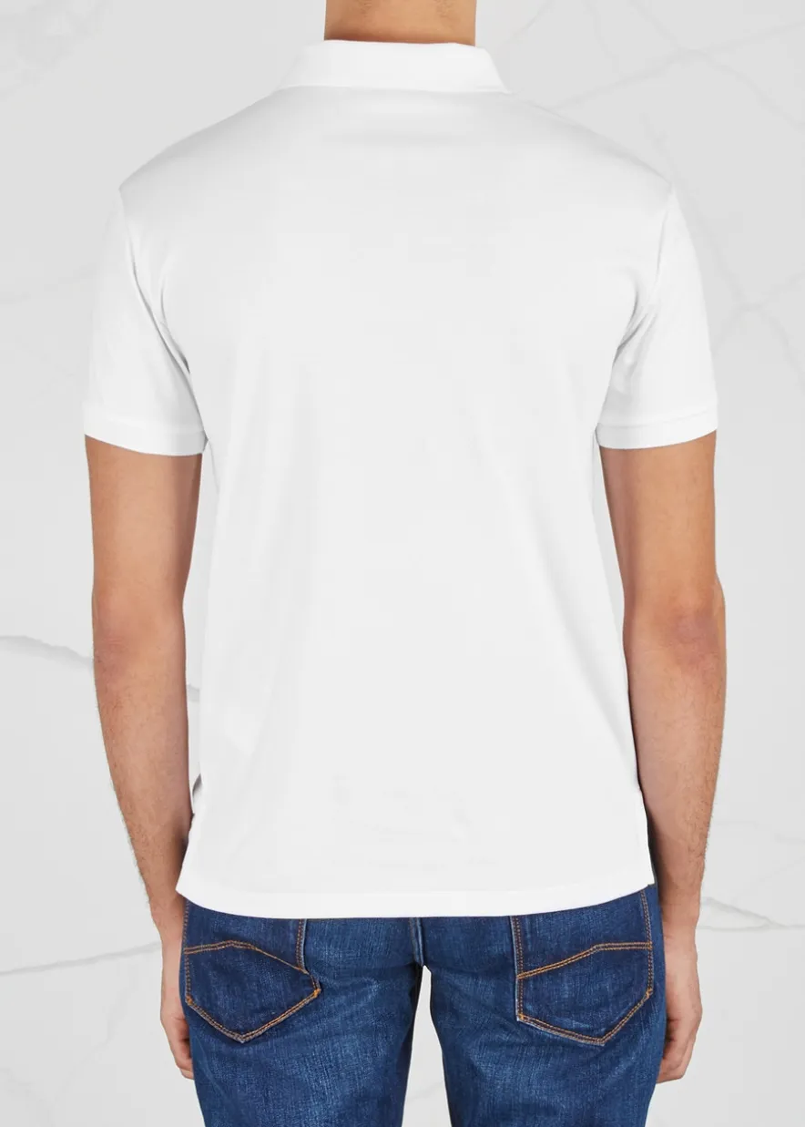 Slim Pima cotton polo shirt