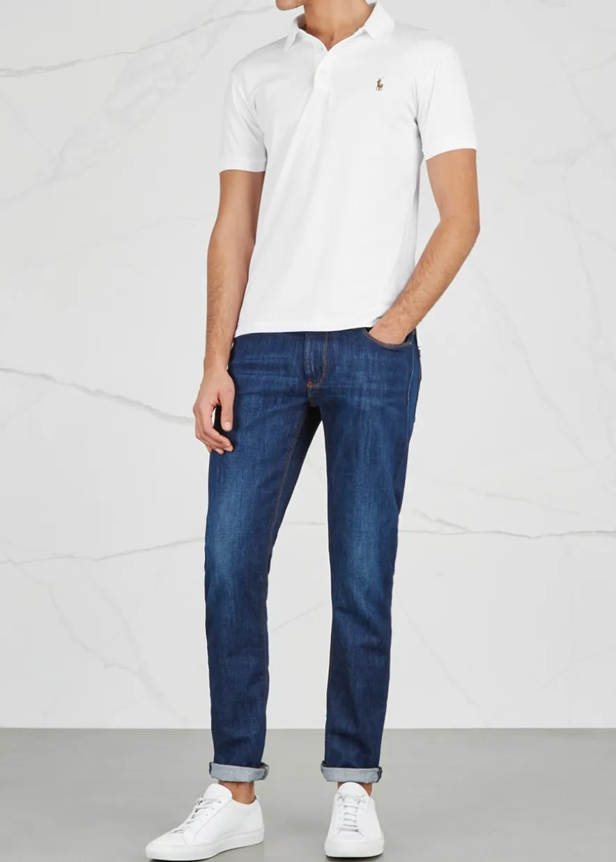 Slim Pima cotton polo shirt