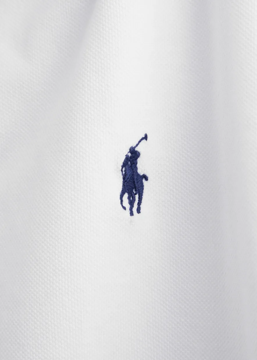 Slim piqué-cotton polo shirt