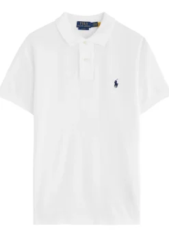 Slim piqué-cotton polo shirt