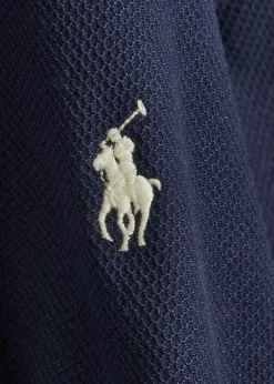 Slim piqué cotton polo shirt