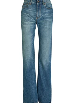 Slim straight-leg jeans