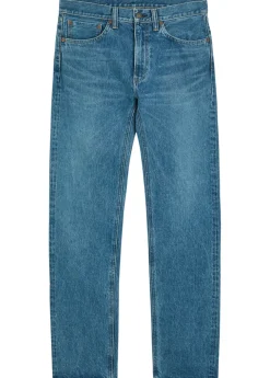 Slim straight-leg jeans