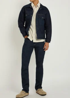 Slim straight-leg jeans