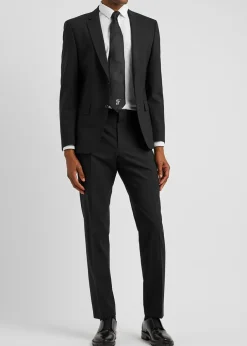 Slim stretch-wool blazer