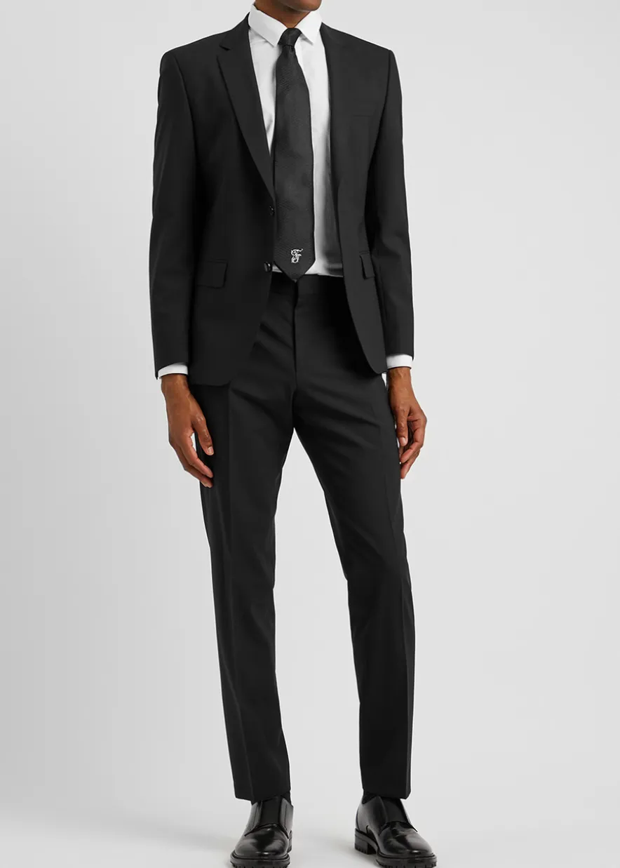 Slim stretch-wool blazer