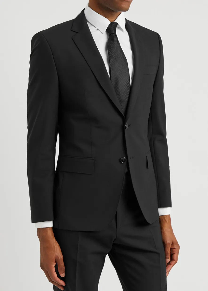 Slim stretch-wool blazer