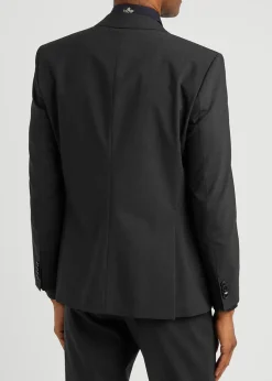 Slim stretch-wool blazer