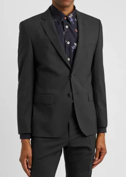 Slim stretch-wool blazer
