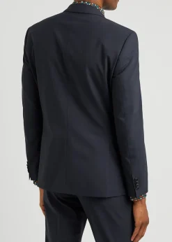 Slim stretch-wool blazer