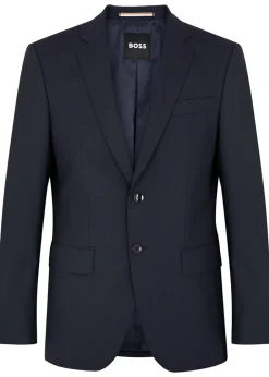 Slim stretch-wool blazer