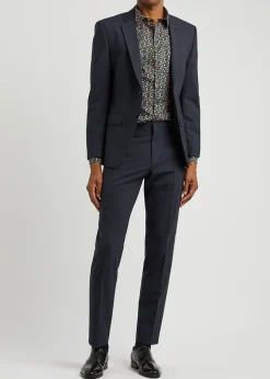 Slim stretch-wool blazer