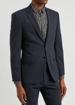 Slim stretch-wool blazer