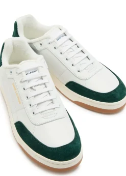 SL/61 panelled leather sneakers