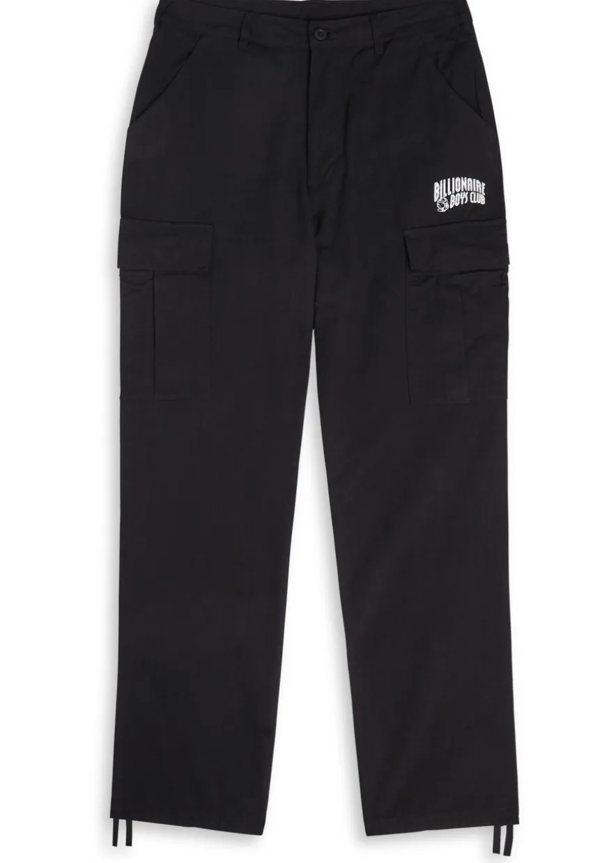 Small Arch logo-print cotton cargo trousers