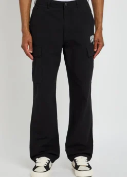 Small Arch logo-print cotton cargo trousers