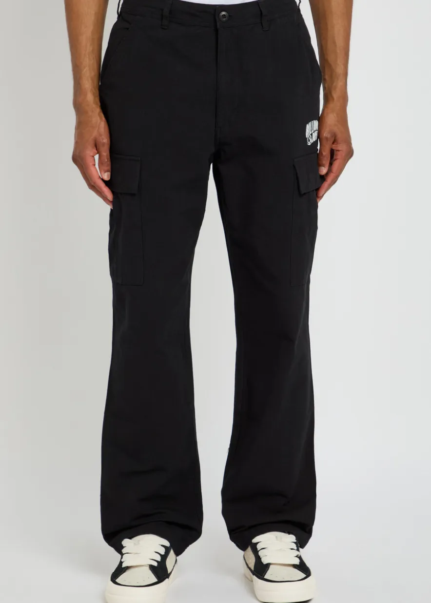 Small Arch logo-print cotton cargo trousers
