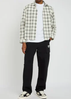 Small Arch logo-print cotton cargo trousers