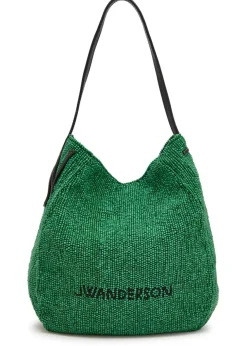 Small beaded bulb shoulder bag