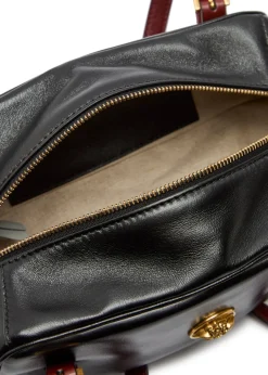 Small leather shoulder bag