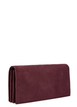 Small suede jewellery pouch